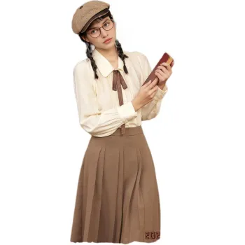 ZIHAN Shirts Women's Beige Gold