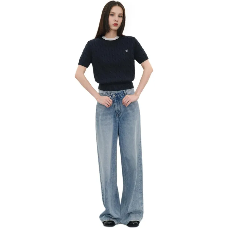 Orange Desire Jeans Women's Vintage Light Blue-1