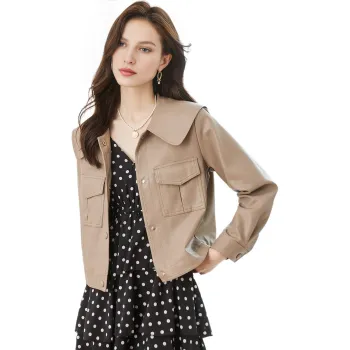 TERRE BLEUE Jackets Coats Women's Khaki