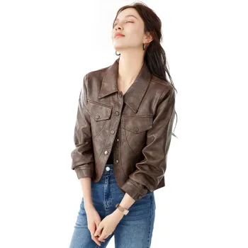 TERRE BLEUE Jackets Coats Women's Coffee