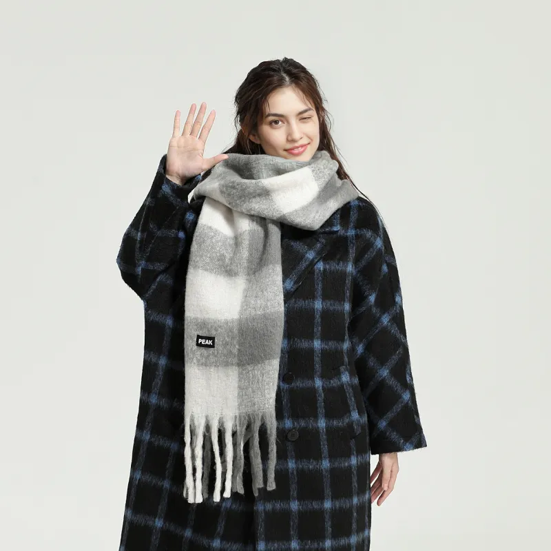 PEAK Snow Knit Scarves Unisex-2