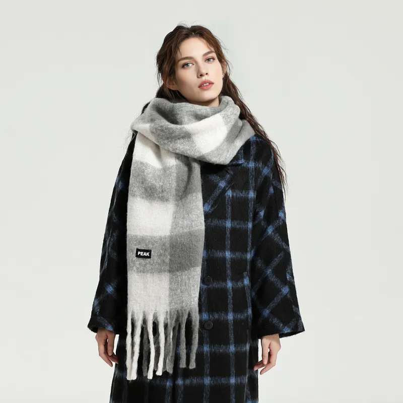 PEAK Snow Knit Scarves Unisex-3