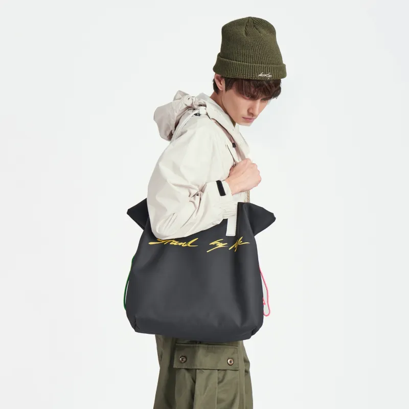 VAOPER Wild Child Movie Official Collaboration Polyester One Shoulder Shoulder Bag Handbag Tote Large Size Unisex Black-1