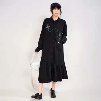 MUGUOGUOMU Long Sleeved Dresses Women's