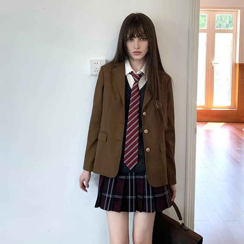 Tokyo Season Business Suit Women's Dark Brown-2