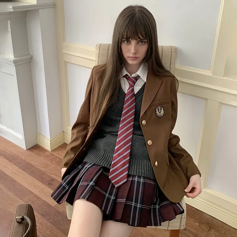 Tokyo Season Business Suit Women's Dark Brown-3