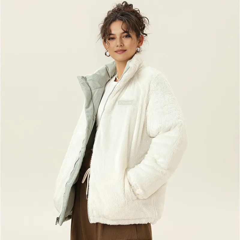 Warrior Huichao Open Ended Smile Collection Puffer Jacket Unisex-23