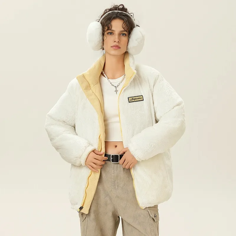 Warrior Huichao Open Ended Smile Collection Puffer Jacket Unisex-13