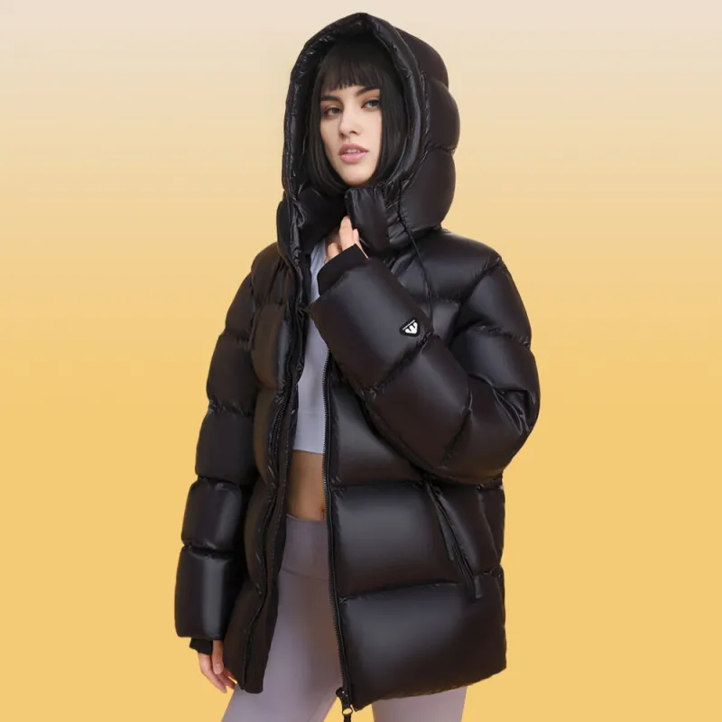 Merry City Down Jacket Unisex Black-4