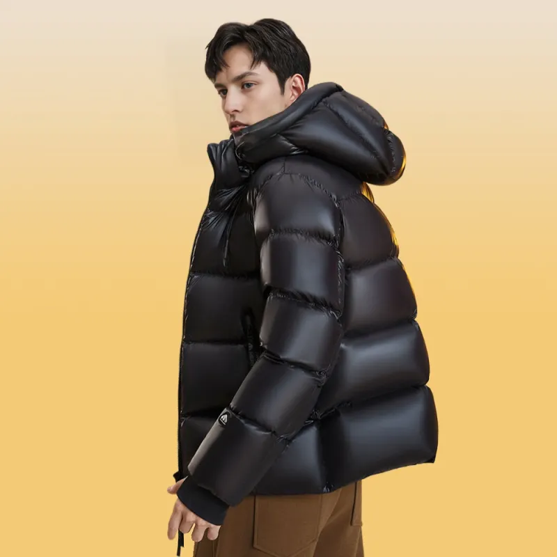 Merry City Down Jacket Unisex Black-3