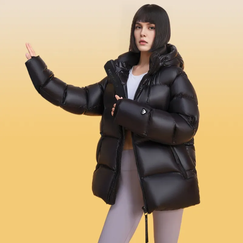 Merry City Down Jacket Unisex Black-2