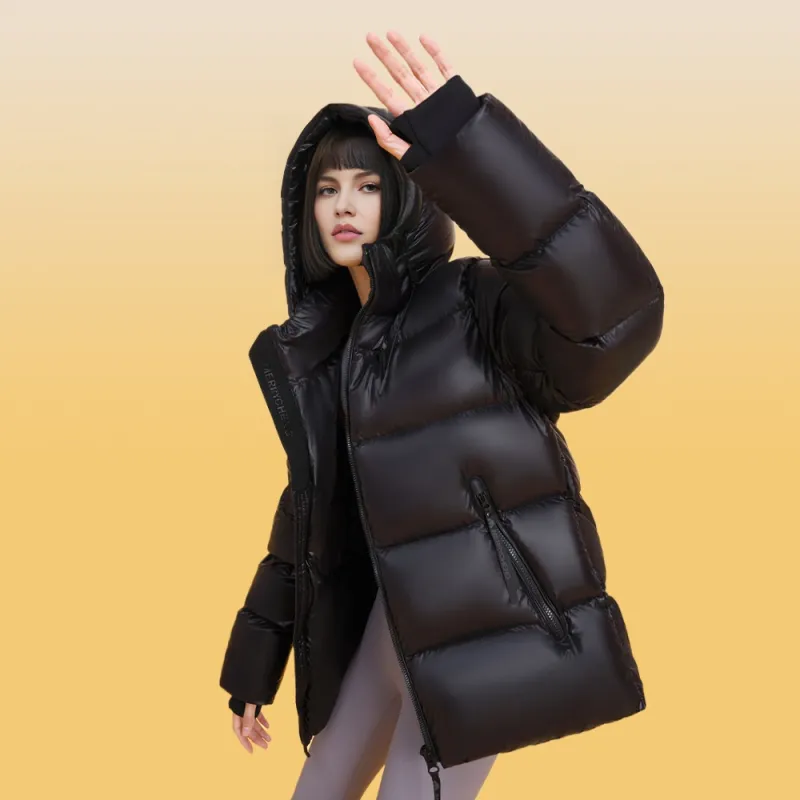 Merry City Down Jacket Unisex Black-1