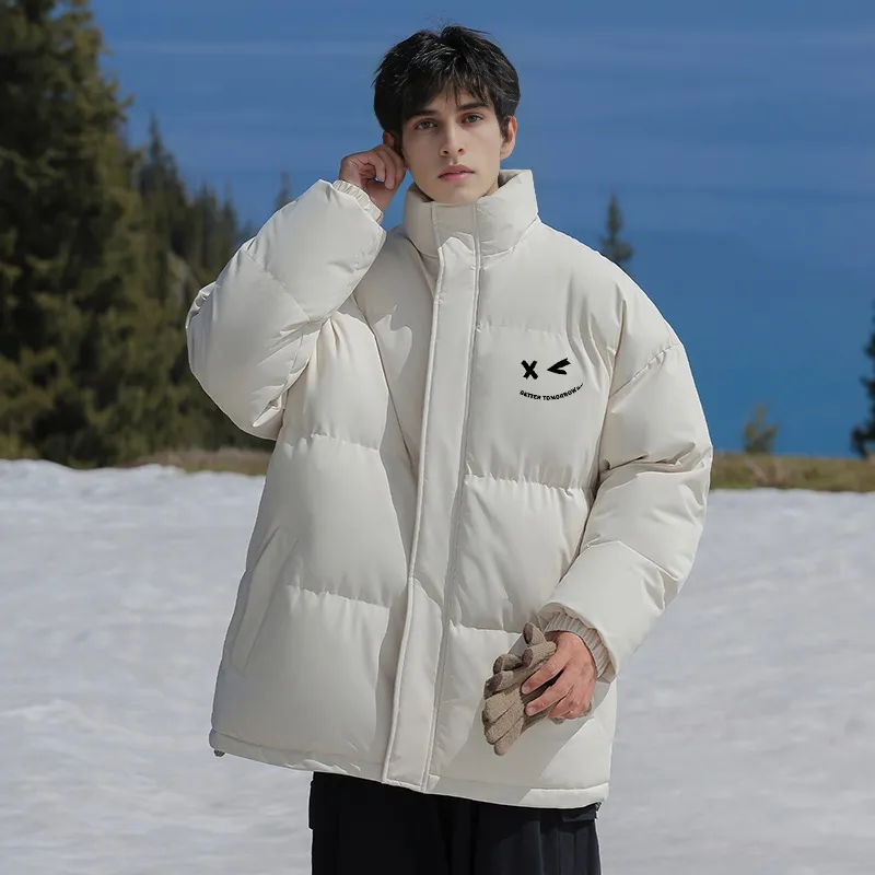 Warrior Huichao Open Ended Smile Collection Puffer Jacket Unisex-3