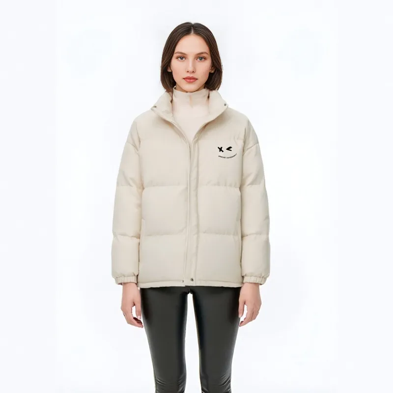 Warrior Huichao Open Ended Smile Collection Puffer Jacket Unisex-5
