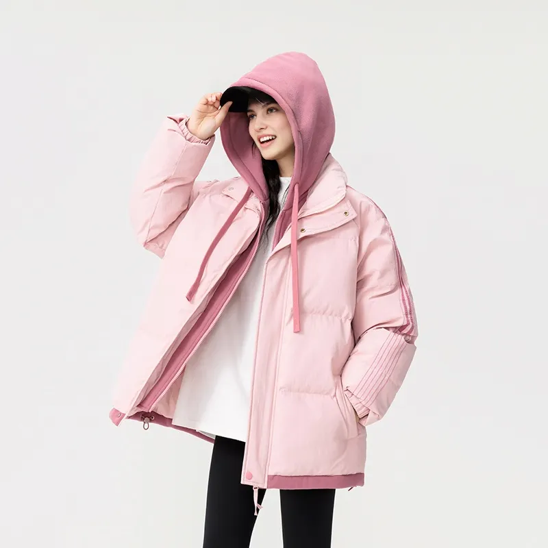 Warrior Huichao Open Ended Smile Collection Puffer Jacket Unisex-3
