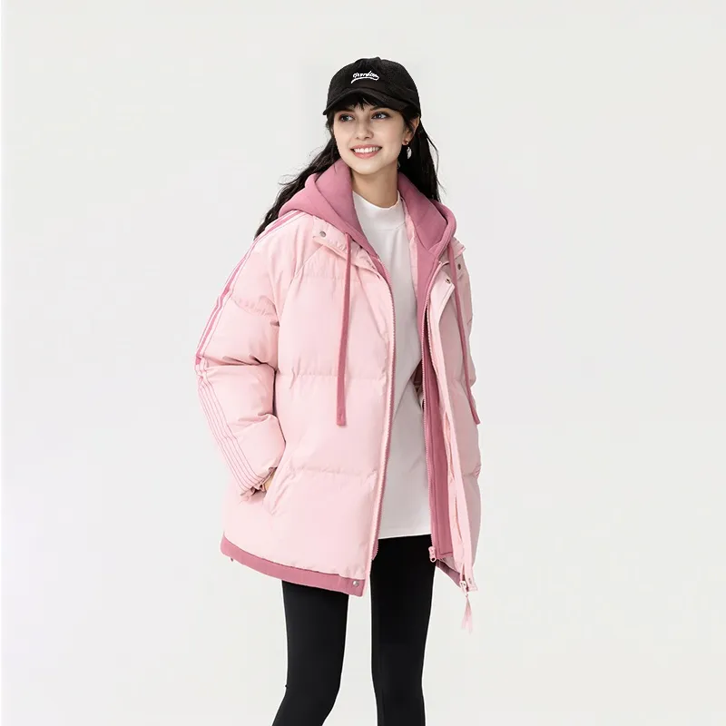 Warrior Huichao Open Ended Smile Collection Puffer Jacket Unisex-2