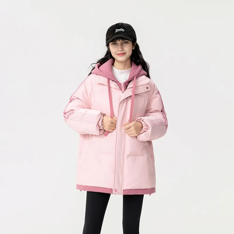 Warrior Huichao Open Ended Smile Collection Puffer Jacket Unisex-4