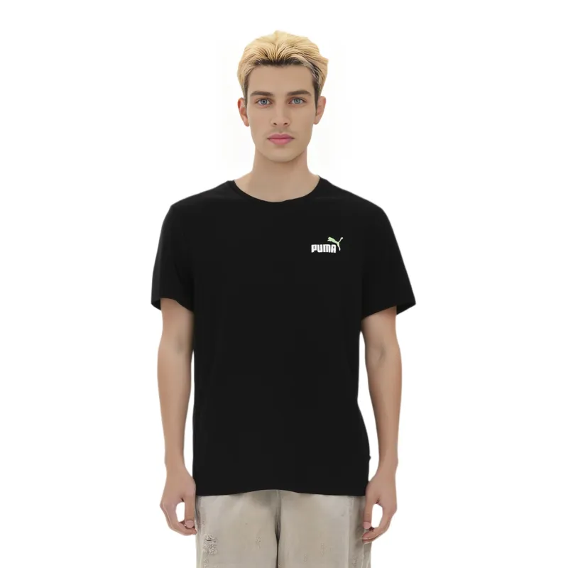 PUMA ESS T Shirts Men Black-5