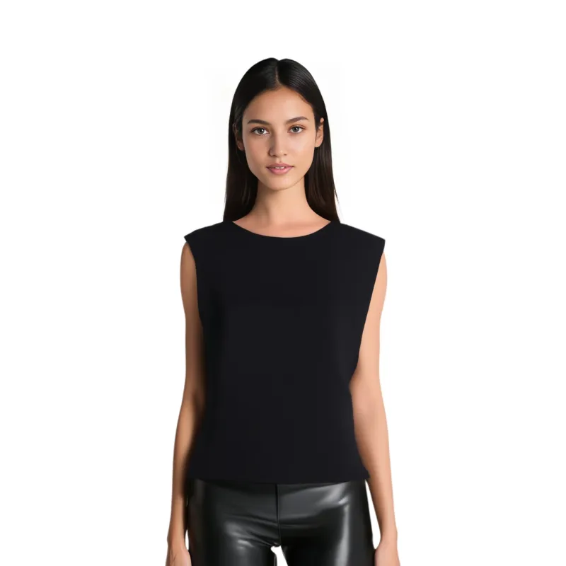 H&M Tank Tops Women's Black-1