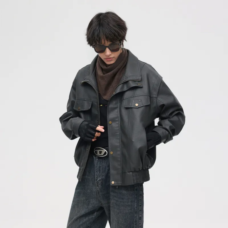 G21 Leather Jackets Coats Unisex-32