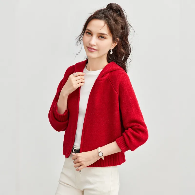 TERRE BLEUE Sweater Women's Red-3