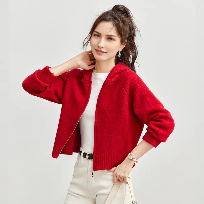 TERRE BLEUE Sweater Women's Red-4