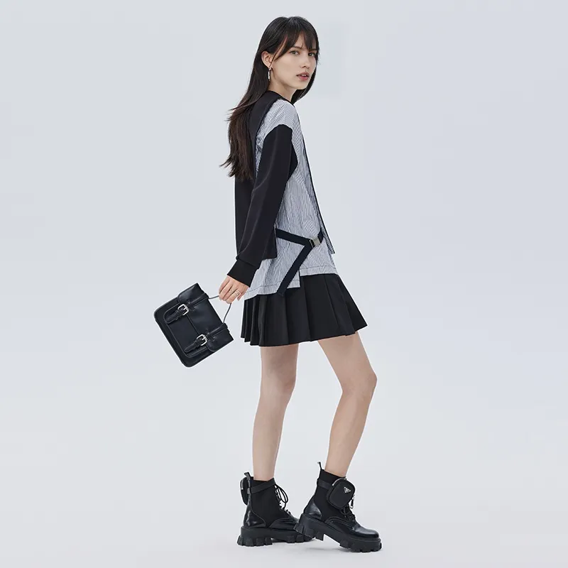 SOON FLOWER Sweatshirt Women's Black-6