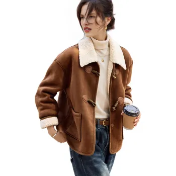 Mo Han Yi Mei Jackets Coats Women's Coffee