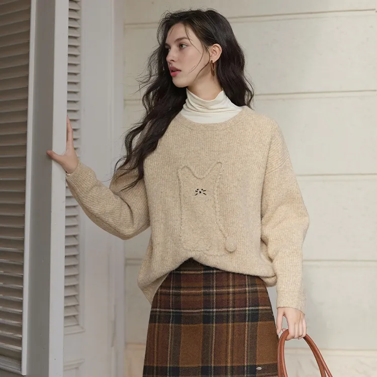 MISHOW Knitwear Women's Oat-6