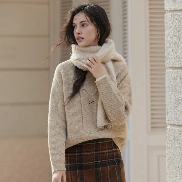 MISHOW Knitwear Women's Oat-3