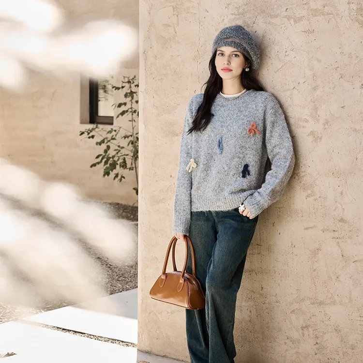 MISHOW Knitwear Women's Gray-2