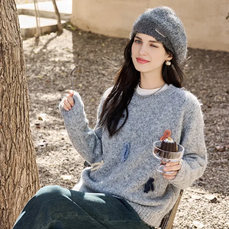 MISHOW Knitwear Women's Gray-4