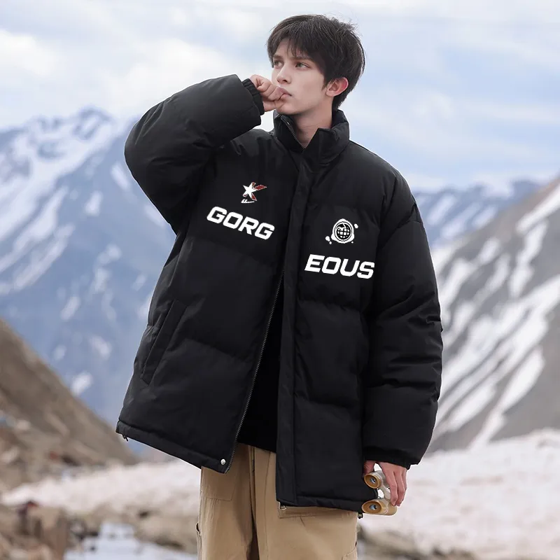 Warrior Ride The Wind And Waves Series Puffer Jacket Unisex-23