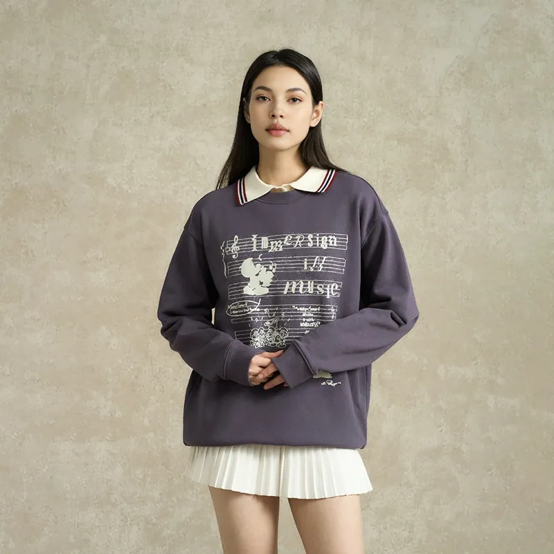 BONELESS Sweatshirts Unisex Vintage Purple-4