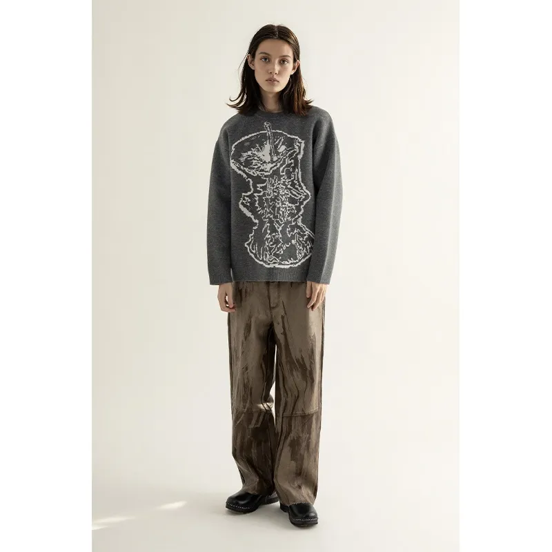 CONP Knitwear Unisex Heather Gray-4