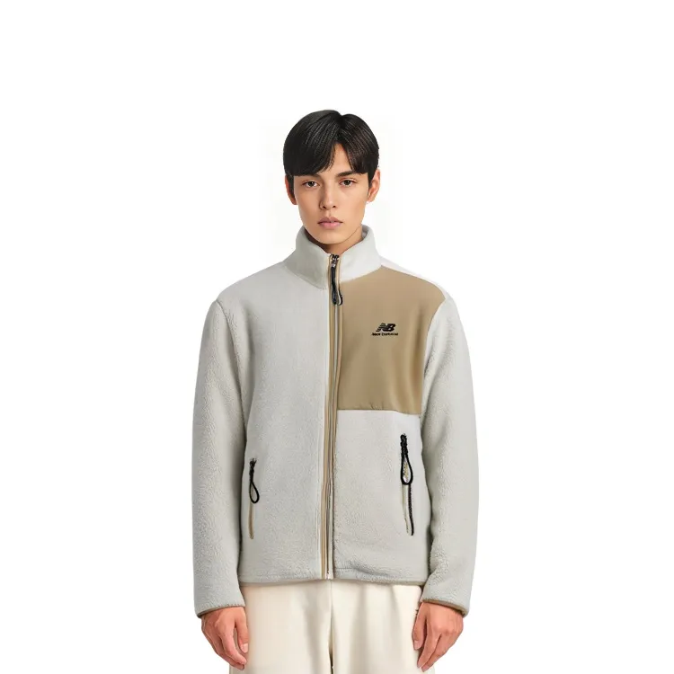 New Balance Velvet Jackets Unisex Ecru-4