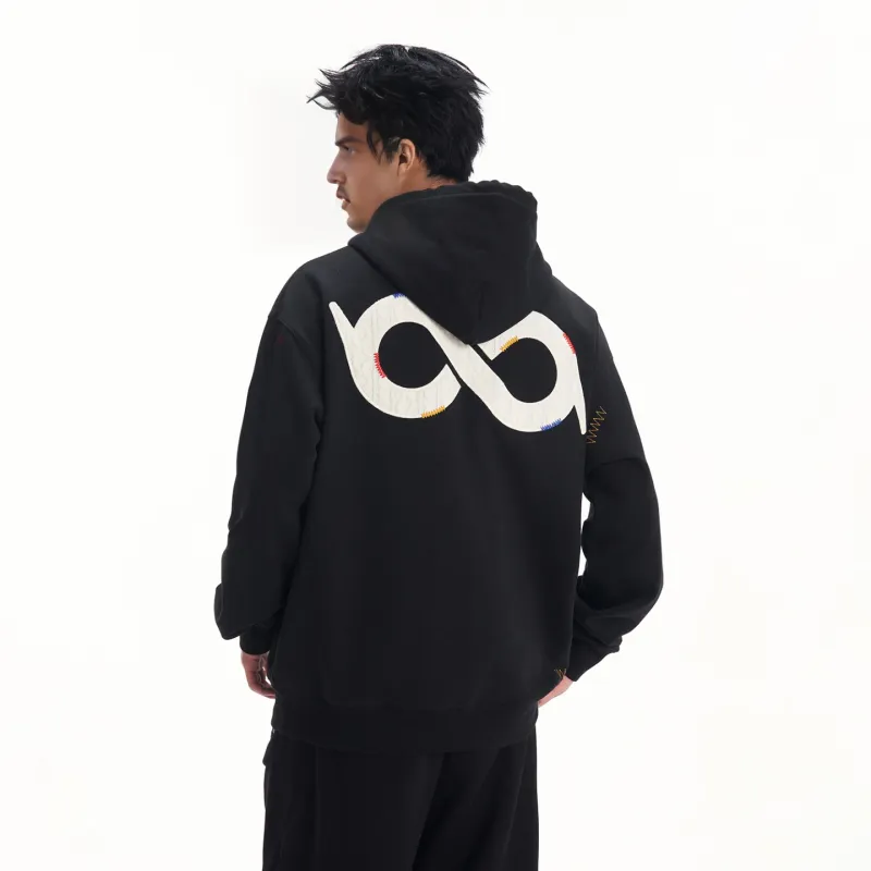 BIPOLAR Sweatshirt Unisex Light Heather Gray Black Blue-7