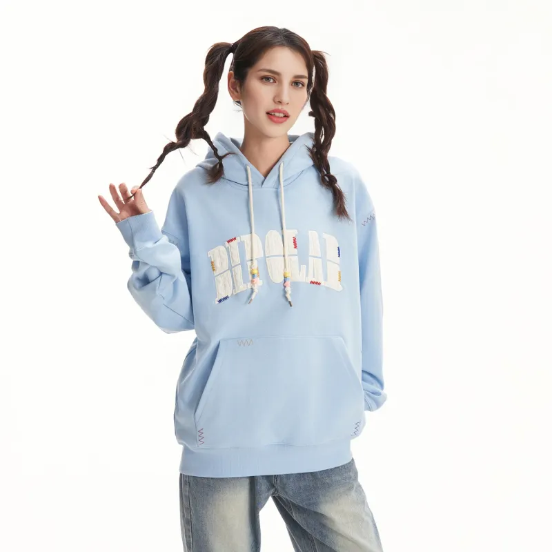 BIPOLAR Sweatshirt Unisex Light Heather Gray Black Blue-10