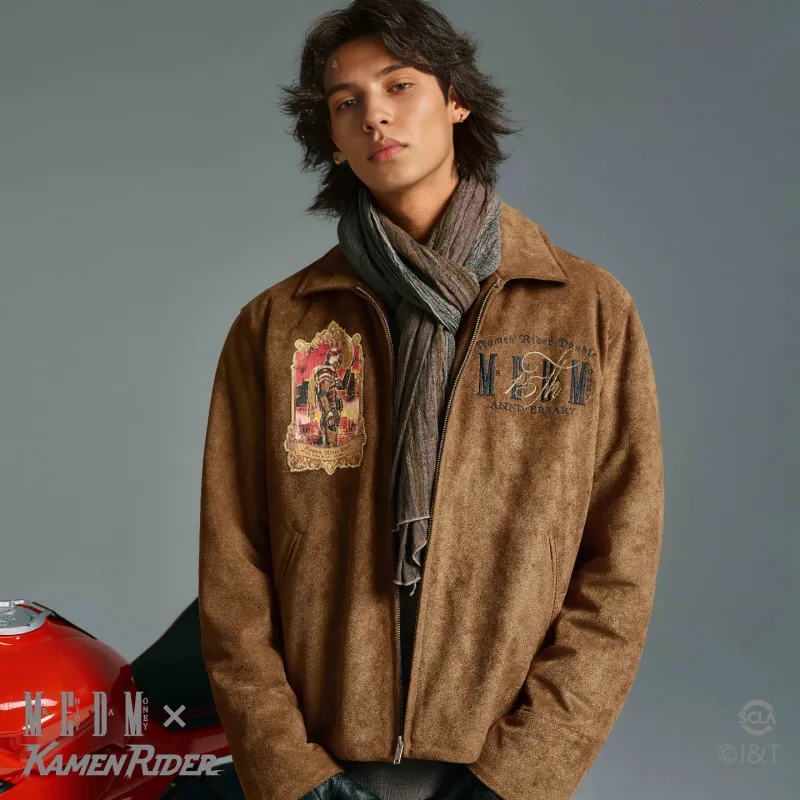 MEDM x JIAMIANQISHI,LIANMINGKUAN MEDMx Kamen Rider Collaboration Collection FW24 Jackets & Coats Unisex Khaki-2