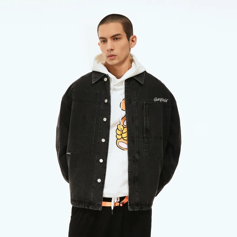 FUN Denim Jackets Unisex Black-2