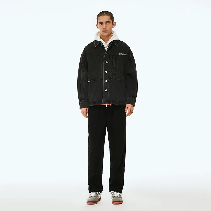 FUN Denim Jackets Unisex Black-5