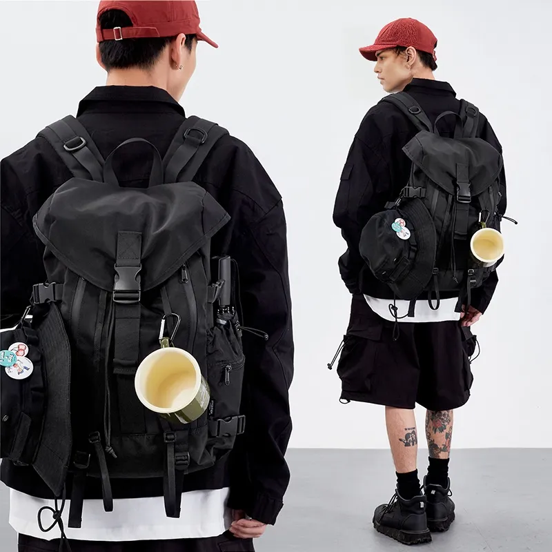 MYEDITION 24LS32LL Laptop Bag Backpack Outdoor Bag Polyester With Nylon Multicolor Unisex-10