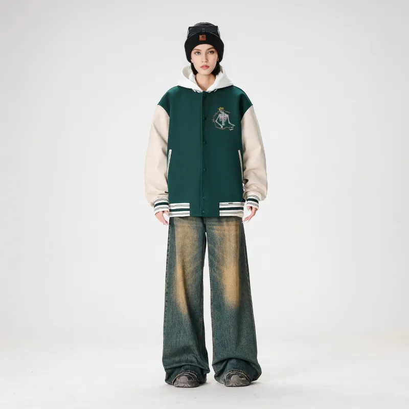 *EVAE+MOB Dreadlocks Series Baseball Jacket Unisex-28