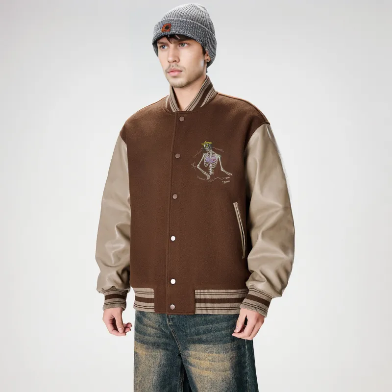 *EVAE+MOB Dreadlocks Series Baseball Jacket Unisex-12