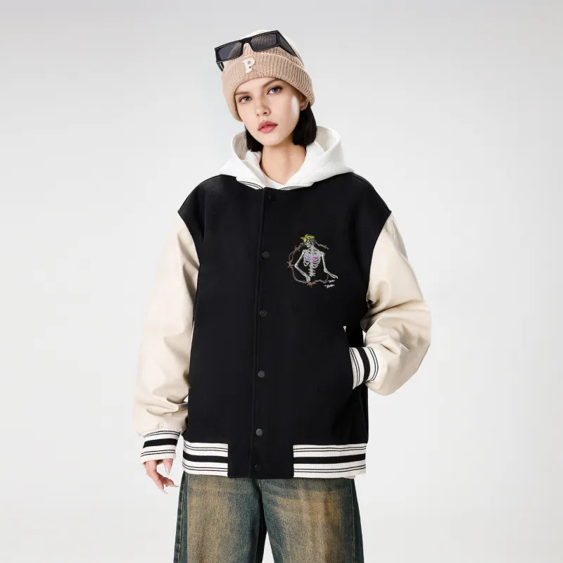 *EVAE+MOB Dreadlocks Series Baseball Jacket Unisex-18