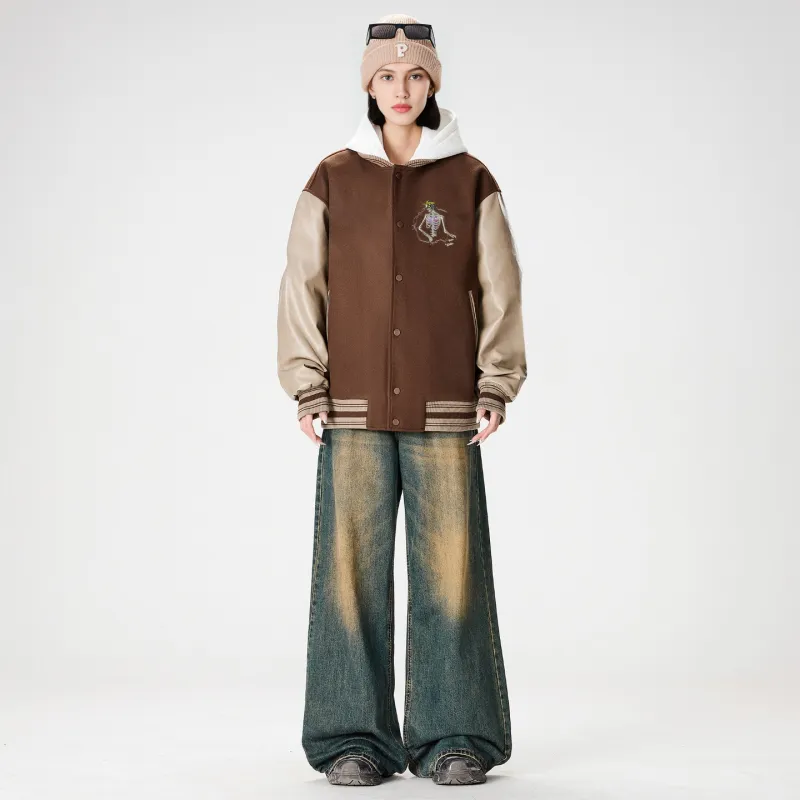 *EVAE+MOB Dreadlocks Series Baseball Jacket Unisex-24