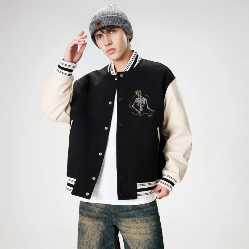*EVAE+MOB Dreadlocks Series Baseball Jacket Unisex-8