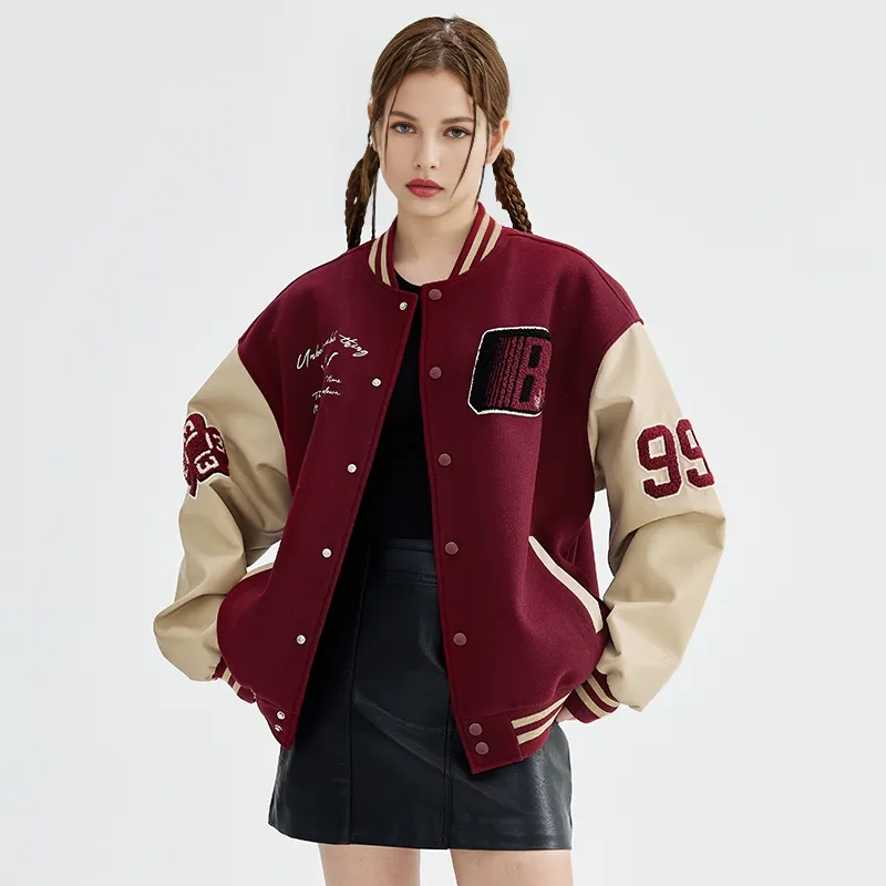 BENMYSHOWER Baseball Jacket Unisex-5