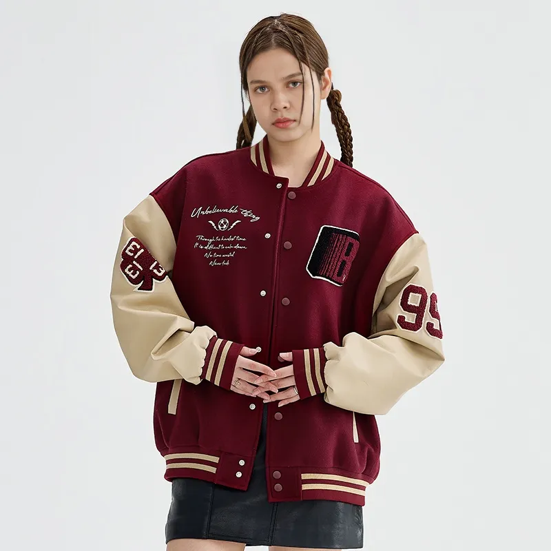 BENMYSHOWER Baseball Jacket Unisex-2