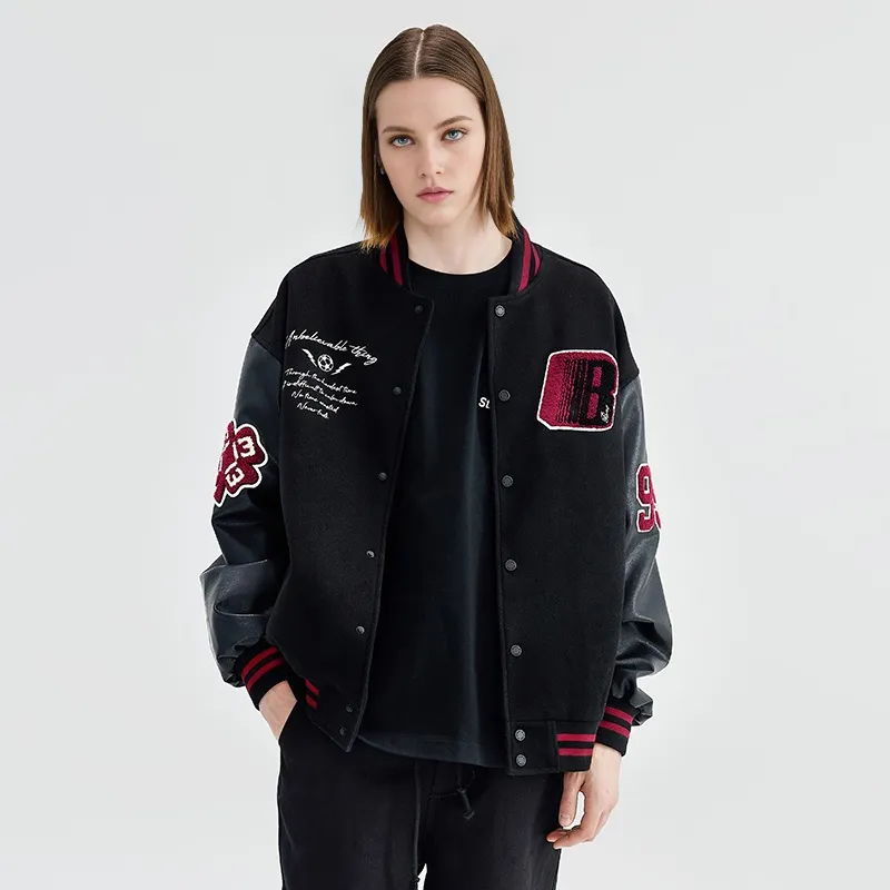 BENMYSHOWER Baseball Jacket Unisex-13